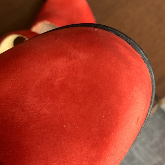 LOINTS OF HOLLAND - Fine suede - orange/red Mary Jane Pumps - Picture 14 of 15